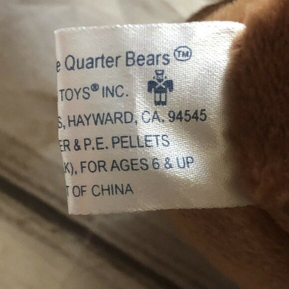 Timeless Toys The Original Collectible Quarter‎ Bears Iowa Plush 2002 - Picture 6 of 9